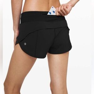 Lululemon black mesh Short